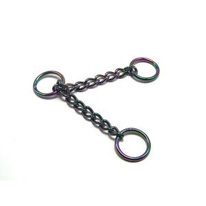 Collier de chien réglable en acier inoxydable 5/8 chaîne de martingale demi-chaîne de spectacle de starter pour collier de chien - Product Image 5