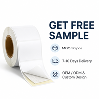 Autocollants personnalisés révélateurs à double couche, imperméables et auto-adhésifs, impression double face pour emballages de cartons de produits de soin