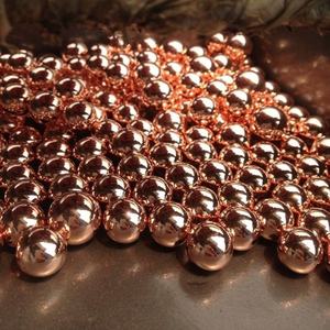 Kleine Kugel aus reinem Kupfer 0,5mm 1mm 1,5mm 2mm 2,5mm 3mm 4mm Perlen aus massivem Kupfer - Product Image 3