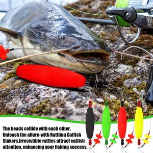 Ensemble <span class=keywords><strong>de</strong></span> pêche flottant pour poisson-chat <span class=keywords><strong>de</strong></span> style europé<span class=keywords><strong>en</strong></span>, avec double perle, hameçon rond et flotteur cigare, pour la pêche <span class=keywords><strong>en</strong></span> rivière et <span class=keywords><strong>en</strong></span> lac - Product Image 4