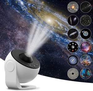 Proiettore Planetario Galassia 13-in-1 con Pellicola, Lampada Proiettore Nebulosa Rotante con Timer, <span class=keywords><strong>Luce</strong></span> Notturna Stellata per Decorazione Camera da Letto Bambini - Product Image 1