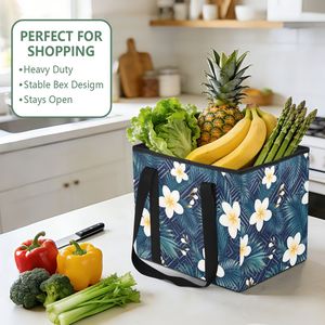 Bolsa Organizadora Plegable para Maletero de Coche Estilo Hawaiano Personalizada al por Mayor con Asas, Bolsa de Compras Reutilizable de Gran Capacidad - Product Image 3