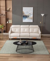 Canapé inclinable élégant au design moderne avec dossier haut et rembourrage confortable