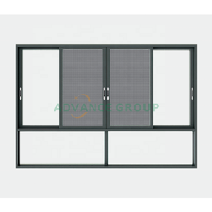 Véranda en aluminium personnalisée porte coulissante fenêtres double fenêtres en verre trempé avec rail fenêtres <span class=keywords><strong>de</strong></span> porte coulissante à vendre - Product Image 4