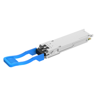 저지연 QSFP+ 40G 1310nm CWDM4 10km DOM 듀플렉스 LC/UPC DFB 10km 싱글 모드 광섬유 트랜시버