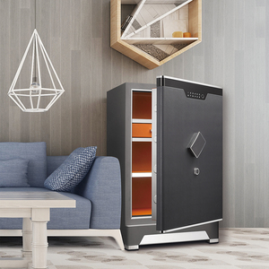 कस्टम आकार भारी शुल्क इलेक्ट्रॉनिक उच्च चमकदार घर सफारी बायोमेट्रिक फिंगरप्रिंट लॉक आधारित स्क्रीन डिजिटल सुरक्षित बॉक्स - Product Image 6