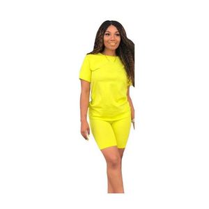 New 2 Piece Set <strong>Women</strong> Summer <strong>2021</strong> New Color Cotton Solid Color Short Suit <strong>Urban</strong> Casual <strong>Clothing</strong> - Product Image 6