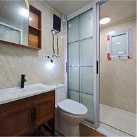 Maison capsule extensible Casa 20/40 pieds avec salle de bain et cuisine, maison préfabriquée
