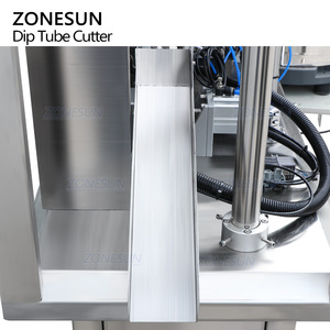 เครื่องตัดปลายท่อแบบแบนรูปตัววี ZONESUN ZS-JG25 อัตโนมัติ ขับเคลื่อนด้วยเซอร์โว สำหรับฝาปั๊มพ่นน้ำหอมพลาสติก - Product Image 5