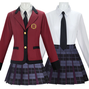 Nuevo disfraz de Jabami Yumeko para mujer, disfraz de película, traje rojo, uniforme escolar, vestido JK, disfraces de Halloween - Product Image 2