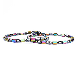 <span class=keywords><strong>Bracelet</strong></span> de cheville en pierre noire de couleur populaire <span class=keywords><strong>bracelet</strong></span> de perles magnétiques hommes et femmes accessoires de <span class=keywords><strong>pied</strong></span> décontractés - Product Image 4