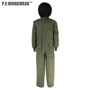 Оптовая продажа, мужские защитные огнестойкие комбинезоны, промышленная рабочая одежда, маслостойкие огнеупорные полиэфирные Рабочие Комбинезоны - Product Image 2