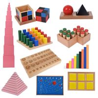 Kit de Aprendizaje Multihabilidades Montessori, Juguetes Educativos de Madera para Emparejar Sonidos, Construir Formas y Trazar Letras para el Aprendizaje de Niños Pequeños