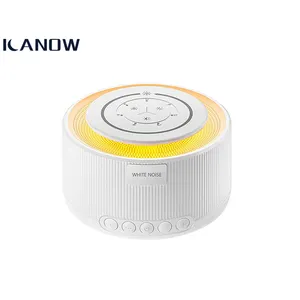 White Noise Machine Baby Sound Soother Smart Night Light Sleep Aid Speaker Therapy Player Custom With Rain For Kids Relaxation