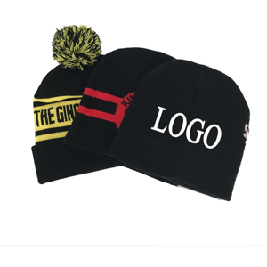 Tùy Chỉnh 100% Acrylic Dệt Jacquard Dệt Kim <span class=keywords><strong>Hat</strong></span> Beanie Với Logo Thêu Phẳng - Product Image 2