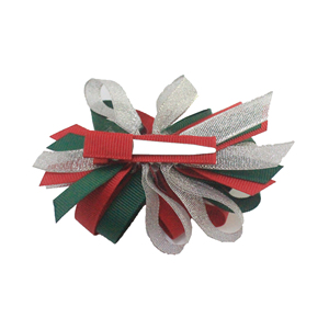 3.5 ''boucles bouffantes pinces à <span class=keywords><strong>cheveux</strong></span> pour fille Toddle Swe <span class=keywords><strong>neige</strong></span> fil Korker bébé <span class=keywords><strong>cheveux</strong></span> accessoires argent ruban <span class=keywords><strong>cheveux</strong></span> arcs - Product Image 6
