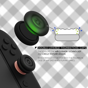 Capuchons de joystick à coussin d'air confortables pour Switch 2 - Protections anti-choc pour joysticks - Product Image 5