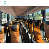 Autocar de luxe d'occasion Kinglong6112, 48 places, transmission manuelle, moteur diesel Euro 2, coffre à bagages super spacieux