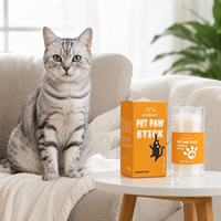 Baume hydratant pour pattes d'animaux, protection des patas de chien et de chat contre les gerçures, cire naturelle, soin du nez, usage extérieur