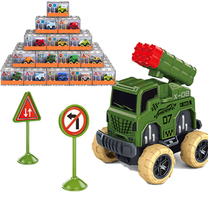 Mini modèle de simulation basé sur le frottement de voiture jouet pour le véhicule tout-terrain d'excavatrice militaire de lutte contre les incendies - Product Image 2