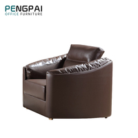 Pengpai Soft Leaders Lounge Mobilier de bureau en attente Ensemble de canapés 1 + 1 + 2 places Meubles de bureau Canapé Mobilier de salon