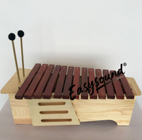 13-Note Glockenspiel Xylophone, Alto Soprano Bass Metallophone - Orff Percussion Instrument for Music