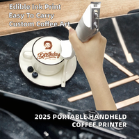 Imprimante à café portable personnalisée 2025 XP600 avec tête d'impression, imprimante papier à encre comestible, garantie 1 an