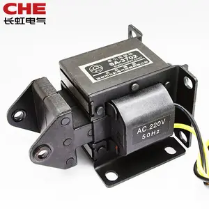 SA-3702 5kgf 49N 20mm CE marqué push pull type AC solénoïde traction solénoïde électroaimant bistable110v