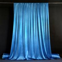 Rideau de fond de scène en satin multicolore pour mariage, draperie et guirlande pour fête, scène, photomaton, décoration d'événement