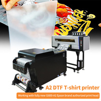 Imprimante DTF A2 entièrement automatique de haute qualité pour t-shirts, conception d'usine originale, fabrication personnalisable