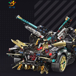 Coche <span class=keywords><strong>de</strong></span> Carreras <span class=keywords><strong>de</strong></span> Simulación AJB, Modelo Apollo, Material Plástico ABS, Escala 1/10, 2113 Piezas, Juego <span class=keywords><strong>de</strong></span> Bloques <span class=keywords><strong>de</strong></span> Construcción para Armar y Decorar - Product Image 5