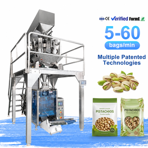 Hight Speed Auto Snack Sachet Packing Machine Vertical Form Fill Seal Machine Granular Pistachio Nuts Bag Packing Machine - Product Image 1