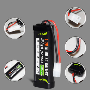 <span class=keywords><strong>7.2v</strong></span> 5000mah ni-mh סוללה עבור rc צעצועי טנק מכונית מסוק עם מחברים טמיה 7.2 סוללה v - Product Image 2