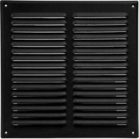Grille de ventilation carrée en alliage d'aluminium pour mur extérieur, dissipation de chaleur, résistante au vent et à la pluie