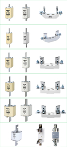 Saiffey nt00c 4a-160a đồng thau hoặc vật liệu đồng gốm lưỡi điện cầu chì liên kết cao phá vỡ Công suất 500V đánh giá điện áp OEM - Product Image 3