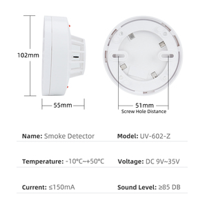Système d'alarme incendie Détecteur de chaleur longue distance Alarme - Product Image 5