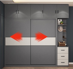 <span class=keywords><strong>Armadio</strong></span> Guardaroba Moderno <span class=keywords><strong>con</strong></span> <span class=keywords><strong>Ante</strong></span> Scorrevoli e Specchi, Organizzatore per Vestiti, Arredamento per Camera da Letto - Product Image 4