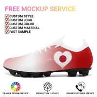 Chaussures de football en gros pour équipes OEM ODM Impression à la demande Logo personnalisé Nom personnalisé Crampons d'entraînement SC02-26025043-2