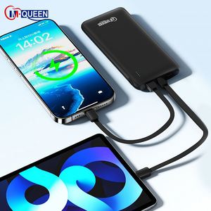 พาวเวอร์แบงค์แบบกำหนดเองได้ ความจุ 10000mah พอร์ต USB เครื่องชาร์จพกพาบางเฉียบ แบตเตอรี่สำรอง ความจุ 20000mah 30000mah - Product Image 4