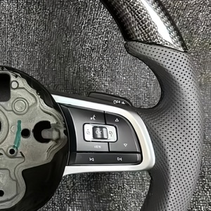 Volant sport en cuir et fibre de carbone, très demandé, compatible avec <span class=keywords><strong>Volkswagen</strong></span> Golf 7 GTI Golf <span class=keywords><strong>R</strong></span> MK4 5 6 7 8 <span class=keywords><strong>Polo</strong></span> GTI <span class=keywords><strong>R</strong></span> <span class=keywords><strong>Line</strong></span> - Product Image 5
