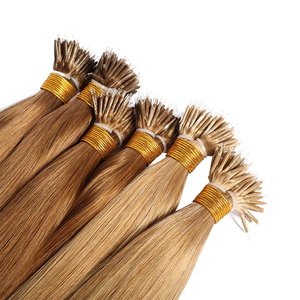 Jasmine Beauty Hot Sale 100% Remy hair nano tip hair extensions Keratin Tip Extensions Silky Straight Wave Style Piano Micro - Product Image 3