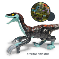 Jouet dinosaure Therizinosaurus télécommandé EPT 2,4 GHz - Dinosaure réaliste qui marche avec assemblage DIY, lumières LED et son