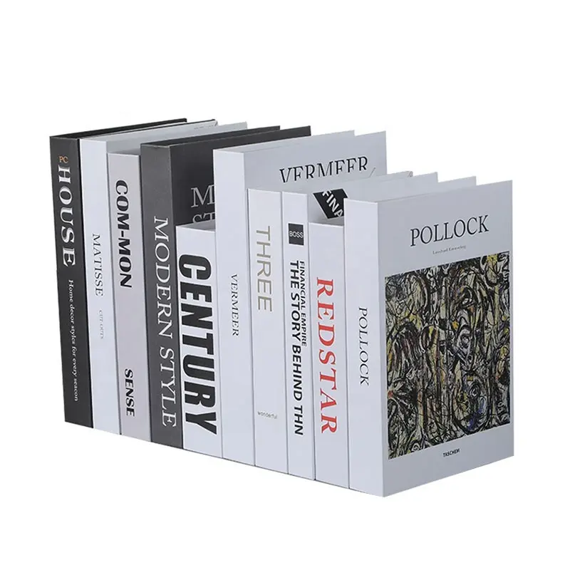 Kunden spezifisches personal isiertes Design Moderner Stil Starre Pappe Buchform Box Fotografie Requisiten Dekorative gefälschte Retro-Buch boxen