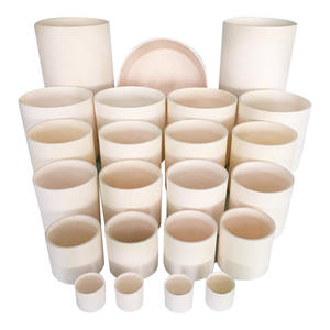 Crisoles de cerámica de alúmina de alta pureza, crisoles refractarios duraderos en forma de arco de gran capacidad de 3000ml para uso en laboratorio Industrial - Product Image 1