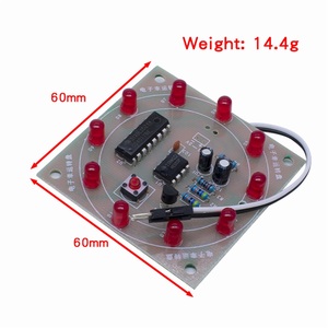 Electronic NE555 CD4017 Wheel Of <strong>Fortune</strong> DIY Kit Lucky Turntable Welding Training LED Flashing Light Rotary <strong>Suite</strong> Fun Gift Game - Product Image 2