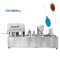 Machine de remplissage de tasse de gelée de rose de coeur de papillon de paon pour des formes spéciales
