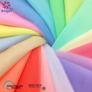 100% <span class=keywords><strong>Nylon</strong></span> 22G Mạng Che Mặt Lưới 20D Vải Tuyn Warp Knit Điện Lưới Thêu Vải Cho Đảng Phụ Nữ Váy Váy Trang Trí Đám Cưới - Product Image 1