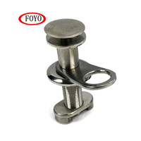 Foyo Usine Marine 316 Garde-boue En Acier inoxydable Bouton Poussoir Libération Rapide Installer Support Kit 3/8"
