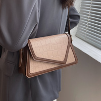 Nouveau Sac à Main de Luxe Polyvalent en Motif Pierre pour Femme