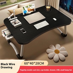 Large Folding <strong>Computer</strong> Desk for Students Easy-to-Assemble Study <strong>Table</strong> for Office or Balcony Bay Window for Dormitories - Product Image 3